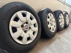 13 inch Fiat Panda velgen winter 4x98, Gebruikt, 155 mm, 13 inch, Banden en Velgen