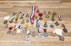lot Medailles/ Aandenkens +- 35 stuks, Verzamelen, Militaria | Algemeen, Verzenden, Landmacht, Nederland, Lintje, Medaille of Wings
