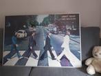 Ingelijste Beatles poster 60x90, Ophalen, Met lijst, Rechthoekig Liggend, Zo goed als nieuw