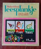 Vintage Retro spel Hoe leer ik lezen? Leesplankje + letters, Ophalen of Verzenden, Gebruikt, Taal en Lezen