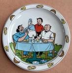 Suske & Wiske bordje, porselein, Huis en Inrichting, Keuken | Servies, Gebruikt, Ophalen of Verzenden, Bord(en), Overige stijlen