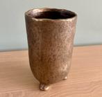 Daan Kromhout St tropez goudkleurige vaas, Huis en Inrichting, Woonaccessoires | Vazen, Overige materialen, Gebruikt, Overige kleuren