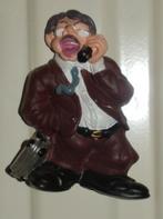 Km204 koelkastmagneet telefonerende zakenman, Ophalen of Verzenden, Zo goed als nieuw