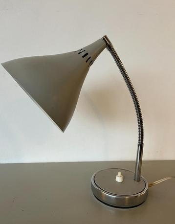 GRIJS BUREAULAMPJE MADE IN ITALY, FLORENCE, 1960S beschikbaar voor biedingen