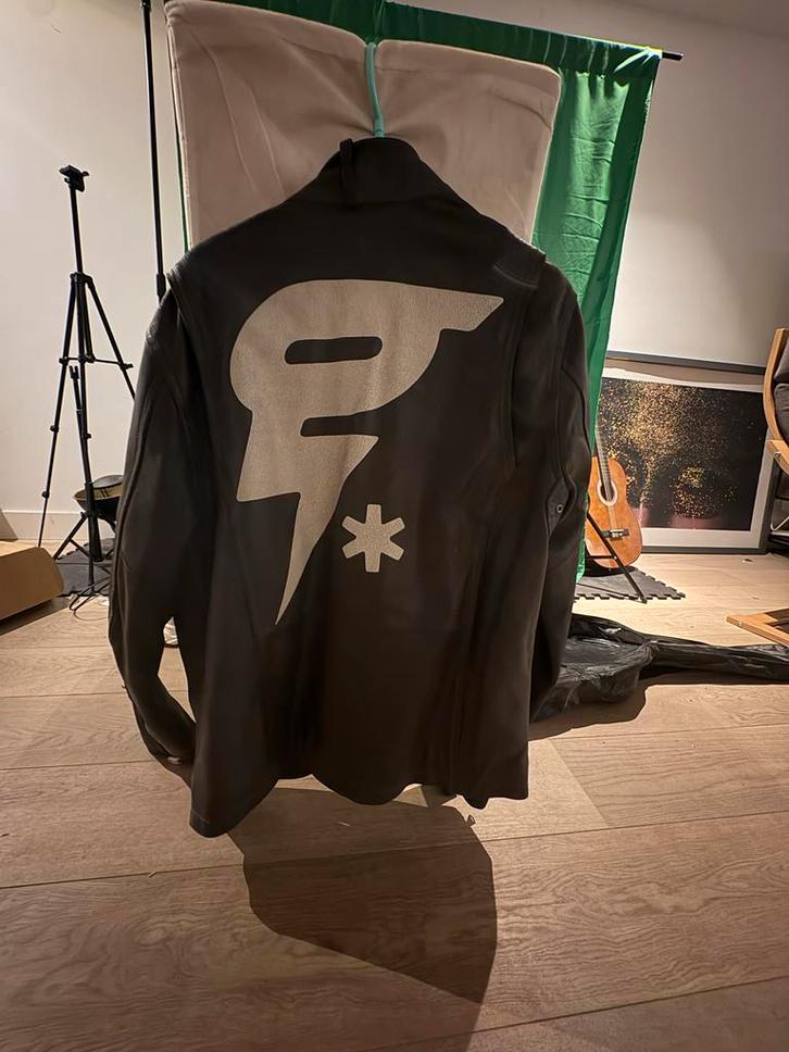 G-Star Raw Leren Jas - Nieuw! Iconisch, Kleding | Heren, Jassen | Winter, Nieuw, Maat 56/58 (XL), Grijs, Ophalen of Verzenden