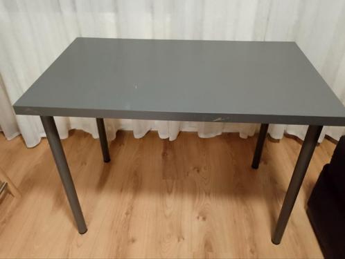 2 x Ikea Lagkapten bureau grijs, Huis en Inrichting, Bureaus, Gebruikt, Ophalen
