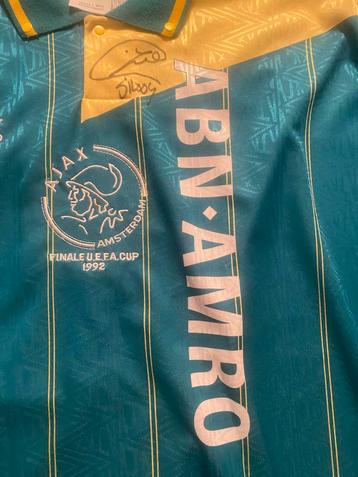 Ajax Shirt 1992 Finale U.E.F.A. Cup Gesigneerd beschikbaar voor biedingen