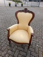 Zeer mooie noten barok fauteuile, Huis en Inrichting, Fauteuils, Ophalen, Zo goed als nieuw, 75 tot 100 cm