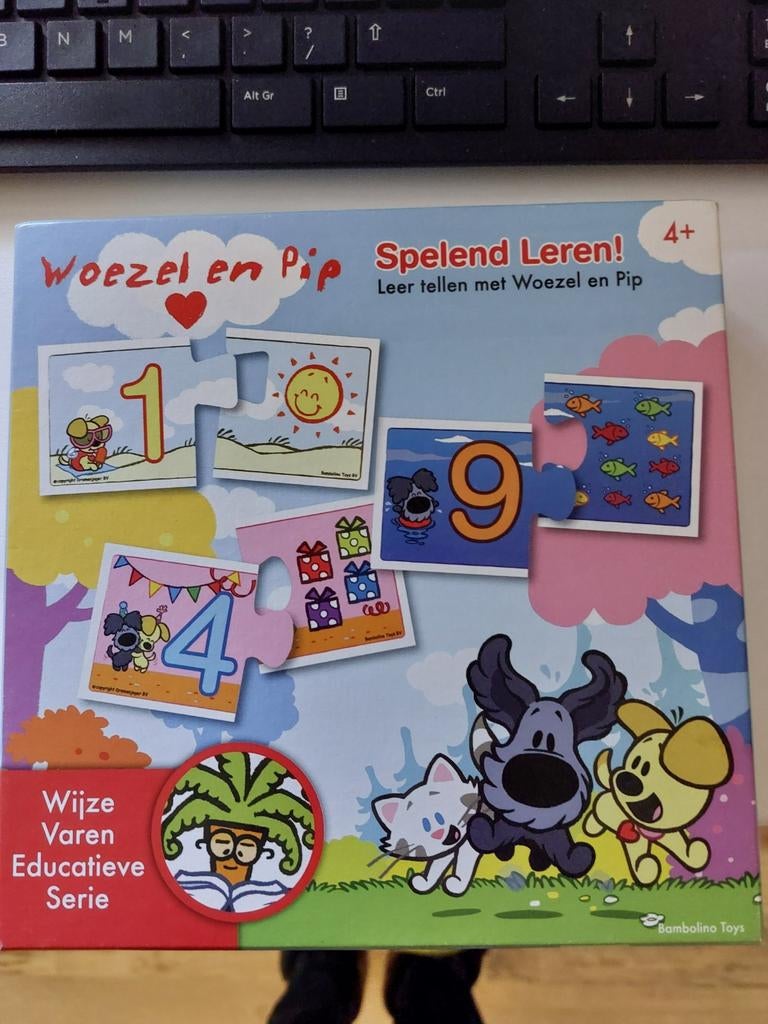 Leren tellen met Woezel en Pip, Ophalen, Zo goed als nieuw