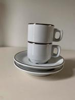 Design mokka/espresso kopjes DELAUMAY FRANCE, Huis en Inrichting, Keuken | Servies, Ophalen of Verzenden, Overige stijlen, Kop(pen) en/of Schotel(s)