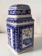 Chinees Tabakspot/Dekselpot Blauw Wit, Ophalen of Verzenden