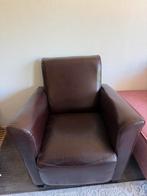 Enkele leren fauteuil, Ophalen, Zo goed als nieuw, 75 tot 100 cm