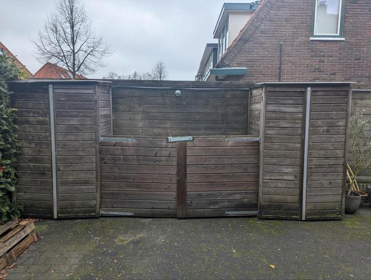 Houten Tuinkast / Container berging / Kliko ombouw, Tuin en Terras, Bergingen en Tuinkasten, Gebruikt, Containerberging, Hout