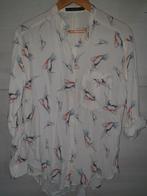 Zara blouse top met kolibri print S / 36 NIEUW, Kleding | Dames, Nieuw, Ophalen of Verzenden, Maat 36 (S)