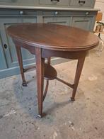 Antieke eiken art deco tafel, jaren '20 -'30 bijzettafel, Ophalen