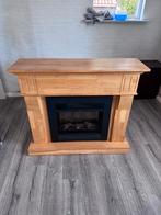 Eikenhouten kast met electrische kachel, Doe-het-zelf en Verbouw, Verwarming en Radiatoren, Ophalen, Minder dan 60 cm, Kachel