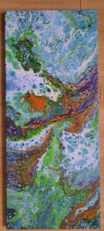 Nieuw handgeschilderd schilderij >>70/30cm beschikbaar voor biedingen