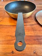 Hendi Wokpan 32cm - Geschikt voor Gas, Ophalen, Gebruikt