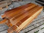 46m2 Hardhouten lamelparket - 14 cm breed, mooie vloer!, Doe-het-zelf en Verbouw, Vloerdelen en Plavuizen, Gebruikt, 10 m² of meer