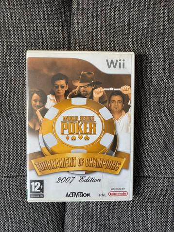 Wii spel - World Series of Poker beschikbaar voor biedingen