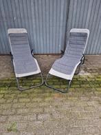 2 vouwbare ligbedden camping/ zwembad bed, Tuin en Terras, Ligbedden, Ophalen, Zo goed als nieuw