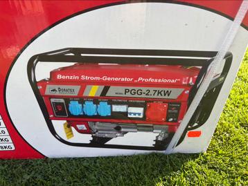 Doratex Benzine Generator/Agregaat PGG-2.7KW – NIEUW in doos beschikbaar voor biedingen