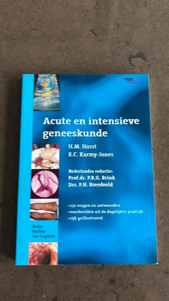 H.M. Horst - Acute en intensieve geneeskunde, Boeken, Wetenschap, Nieuw, Overige wetenschappen, Ophalen of Verzenden