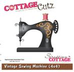 NIEUW RETIRED snijmal Vintage Sewing Machine Cottage Cutz, Hobby en Vrije tijd, Kaarten | Zelf maken, Nieuw, Ophalen of Verzenden