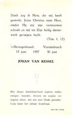 Kessel van Johan 's-Hertogenbosch 1957 Vorstenbosch, Ophalen of Verzenden
