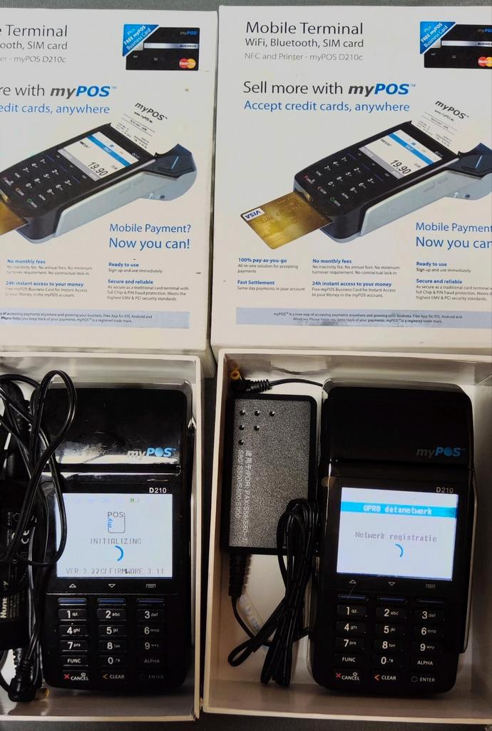 Mypos Combo D210 mobiele pin met bonnenprinter, Verzamelen, Elektronische Apparatuur, Overige typen, Ophalen of Verzenden