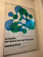 poster de Doelen Rotterdam opening, Antiek en Kunst, Kunst | Etsen en Gravures, Ophalen