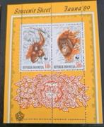 Indonesië 1989 - ZBL 1370-1371 (Blok 82-83) - Orang-oetan, Verzenden, Postfris, Zuidoost-Azië