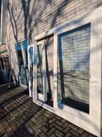 Schuifpui hout, dubbelglas, 1 deur, 209x213cm bxh, Ophalen