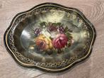 Russisch Zhostovo metalen handbeschilderd dienblad, Ophalen of Verzenden, Nieuw, Ovaal, Metaal