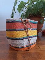 Veelkleurige gevlochten tas, mand, bohemian, Ophalen of Verzenden, Nieuw, Shopper