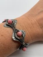 Z166 Prachtige zilveren TEKA armband, Sieraden, Tassen en Uiterlijk, Antieke sieraden, Ophalen of Verzenden, Zilver, Armband, Met edelsteen