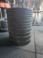 Olympische Halterschijven Bumperplates set 150kg, Ophalen, Zo goed als nieuw