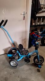 Leuk blauw fietsje met duwstang, Ophalen, Gebruikt, Raceline, Duwstang