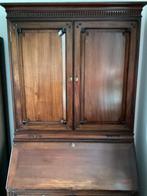 Secretaire met opzet (engels eiken), Antiek en Kunst, Antiek | Meubels | Kasten, Ophalen