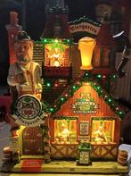 Hoffers biergarten façade lemax zeldzaam, Ophalen of Verzenden, Zo goed als nieuw