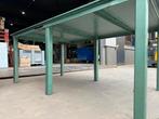 Zware stalen werkbank incl bankschroef, Ophalen, Zo goed als nieuw, 170 cm of meer, Bankschroef