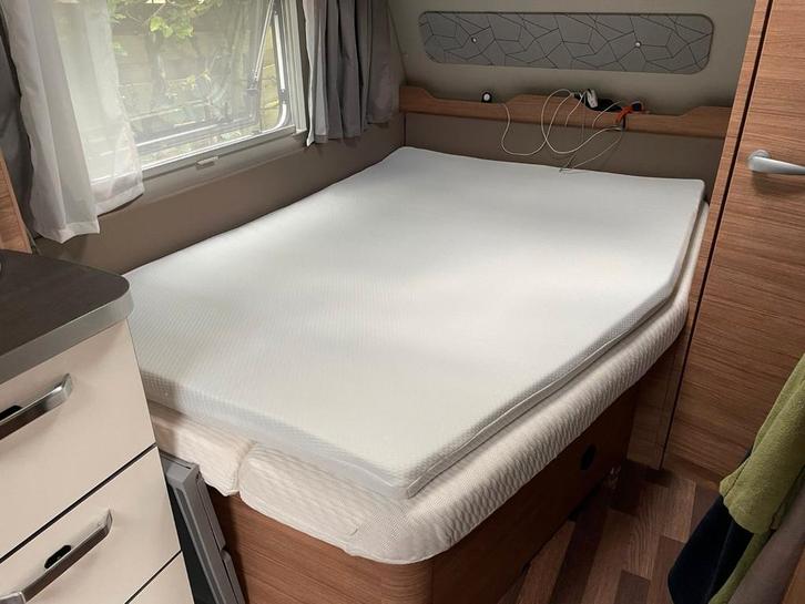 Top matras Frans bed caravan, Caravans en Kamperen, Caravan accessoires, Nieuw, Ophalen