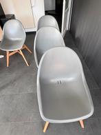 Kuipstoelen, Huis en Inrichting, Gebruikt, Vier, Grijs, Ophalen