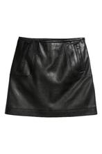 H&M Rok van imitatie leer, maat 42, nieuw! super gaaf, H&M, Verzenden, Zwart, Maat 42/44 (L)