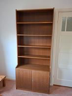 Lundia Kast donkerbruin, breedte 94 cm, hoogte 218 cm, Huis en Inrichting, Kasten | Boekenkasten, Ophalen, 200 cm of meer, Vintage