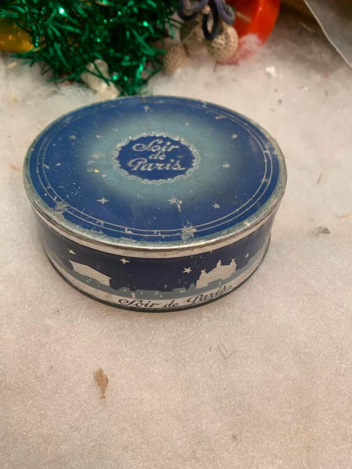 Vintage Soir de Paris Poederdoos, Antiek en Kunst, Curiosa en Brocante, Ophalen of Verzenden