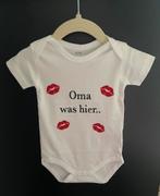 Romper met tekst Oma was hier.. | Kraamcadeau, Kinderen en Baby's, Ophalen of Verzenden, Nieuw, Kraamcadeau