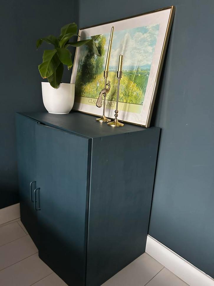 Ikea Ivar kast, Hague Blue geverfd in goede staat, Huis en Inrichting, Kasten | Buffetkasten, Zo goed als nieuw, Minder dan 100 cm