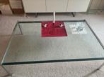 Glazen salontafel met stalen frame, Ophalen, Gebruikt