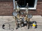 Mooie lamp design industrieel steampunk, Huis en Inrichting, Lampen | Tafellampen, Ophalen, 50 tot 75 cm, Design, Zo goed als nieuw
